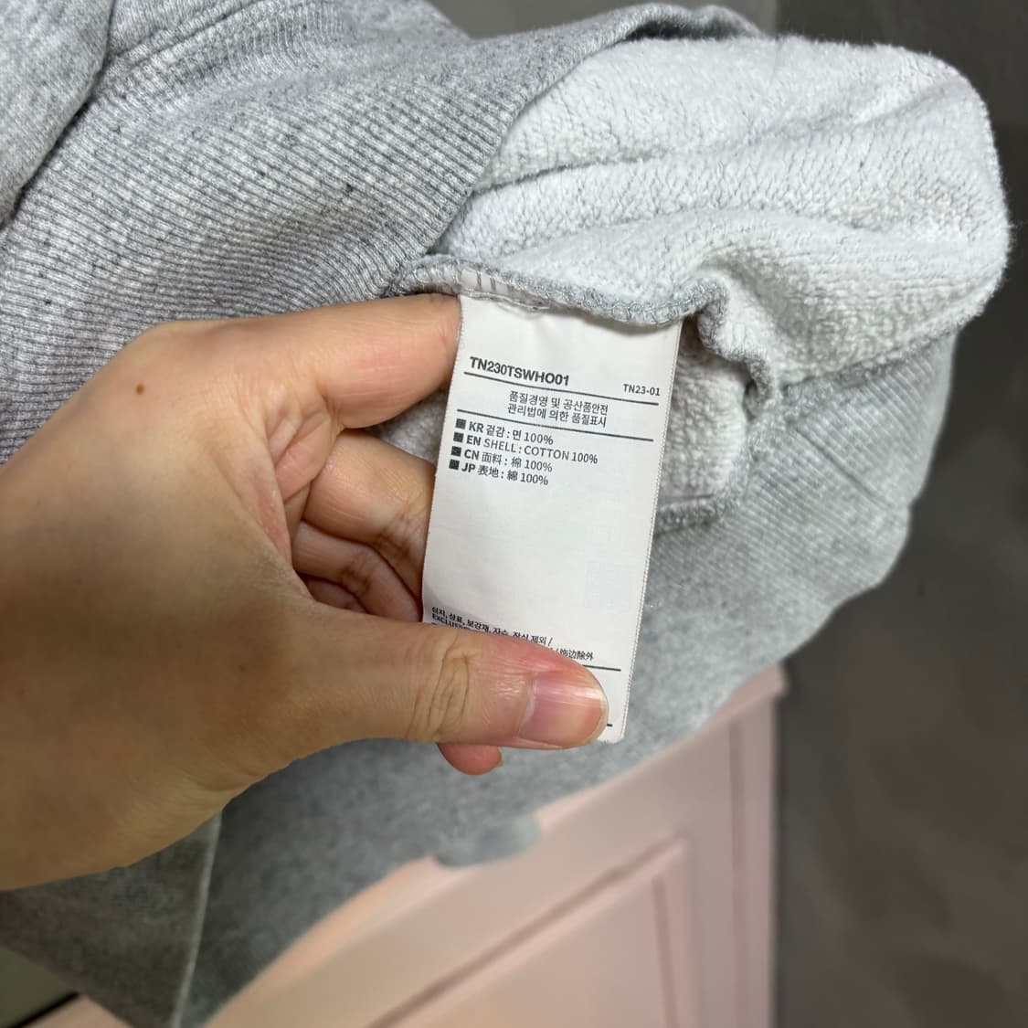 디스이즈네버댓 후드 그레이 상품이미지3