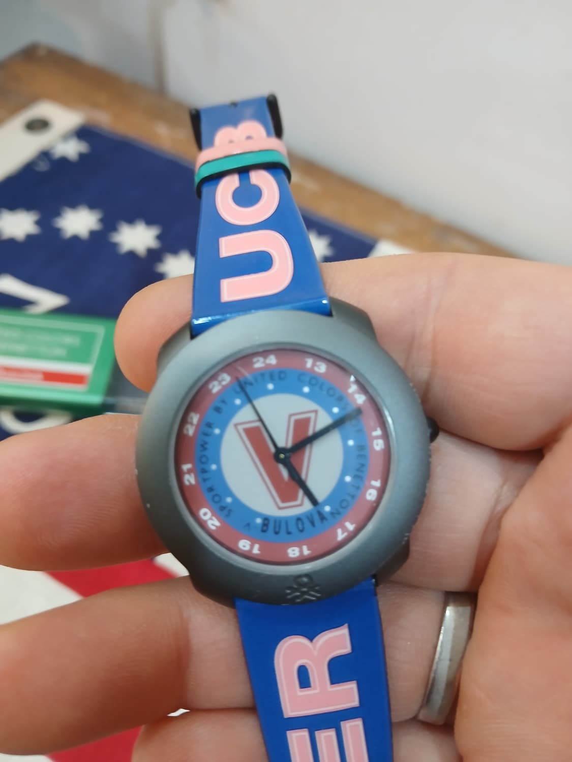 빈티지 베네통 부로바 쿼츠시계 상품이미지2