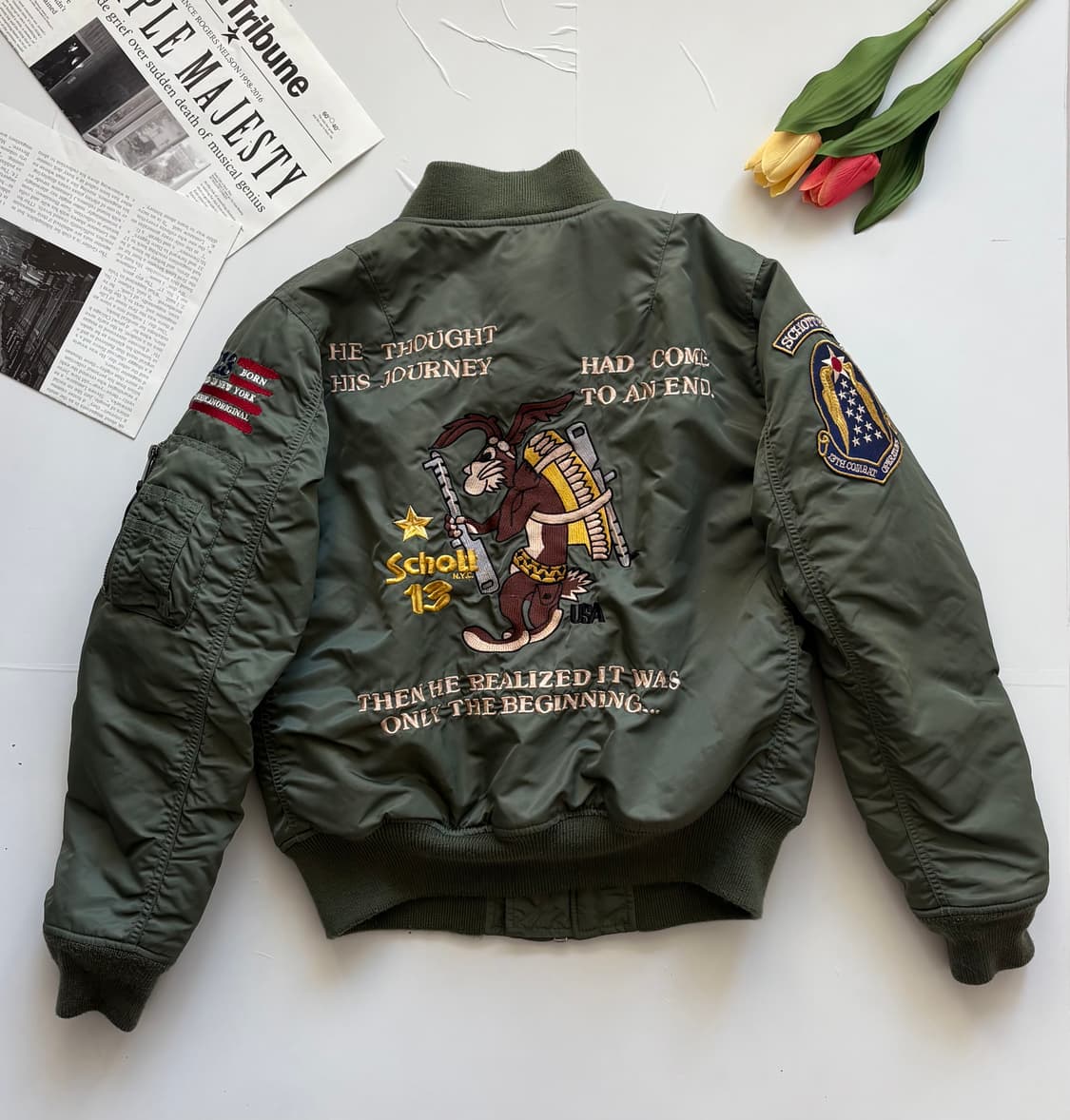 Scohott 쇼트 ma-1 항공 점퍼 상품이미지4