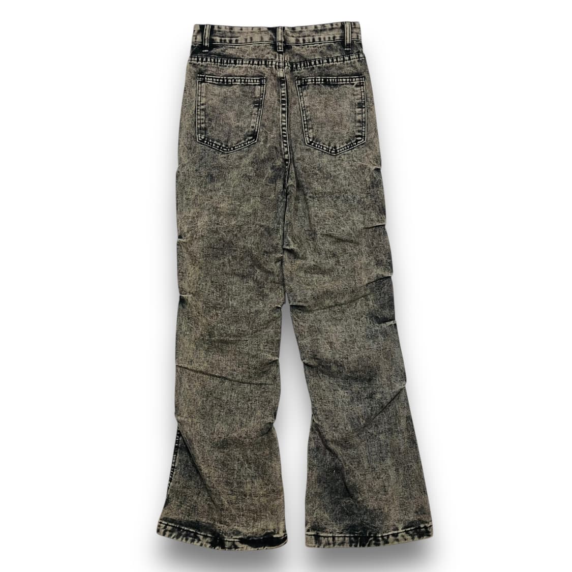 듄 워시드 핀턱 세미 부츠컷 빈티지 데님 팬츠 상품이미지4