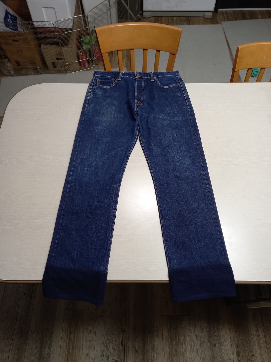 34 리바이스501 Turkey 울12% 일자진 진청 34-597 상품이미지1