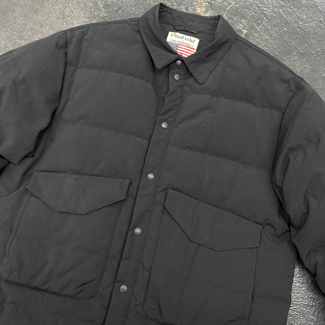 (100)펜필드 x 프리즘웍스 포플린덕다운셔츠자켓 상품이미지3
