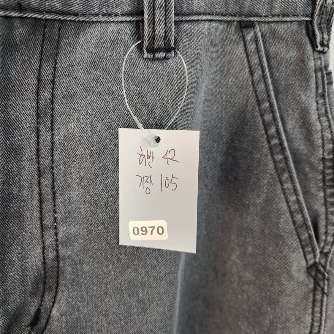 OBEY 워싱 데님 팬츠 그레이 상품이미지10