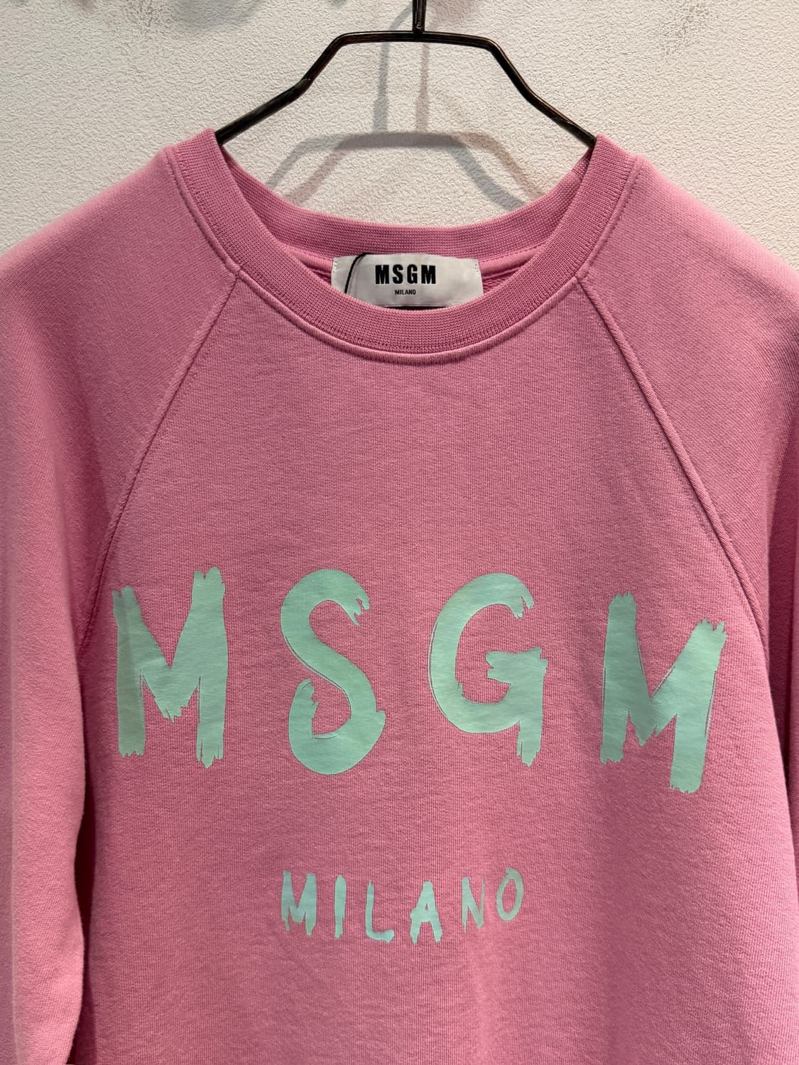 MSGM Pink Logo Sweatshirt(Made In Italy) 상품이미지3