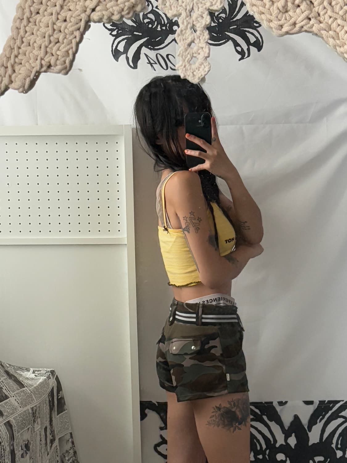 Camo banding belt detail short pants 상품이미지3