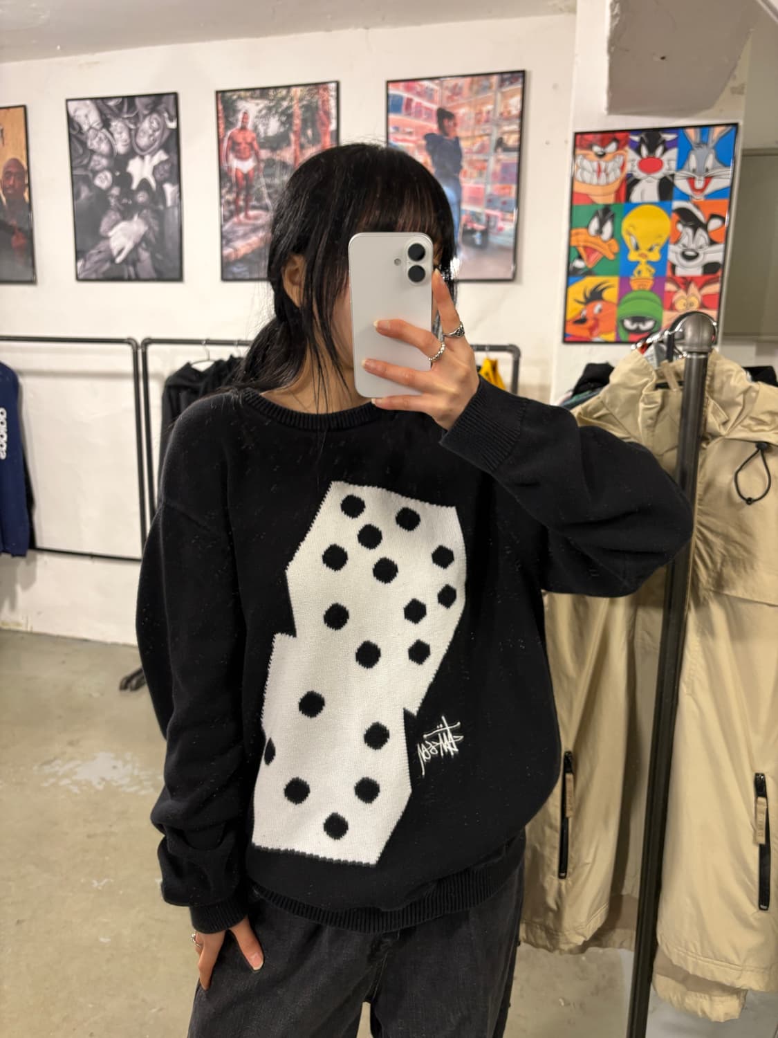 스투시 다이스 니트 상품이미지2