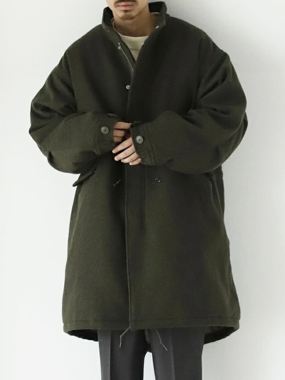 빔즈 M-65 M65 개파카 피쉬테일 파카 울 코트 L 상품이미지10