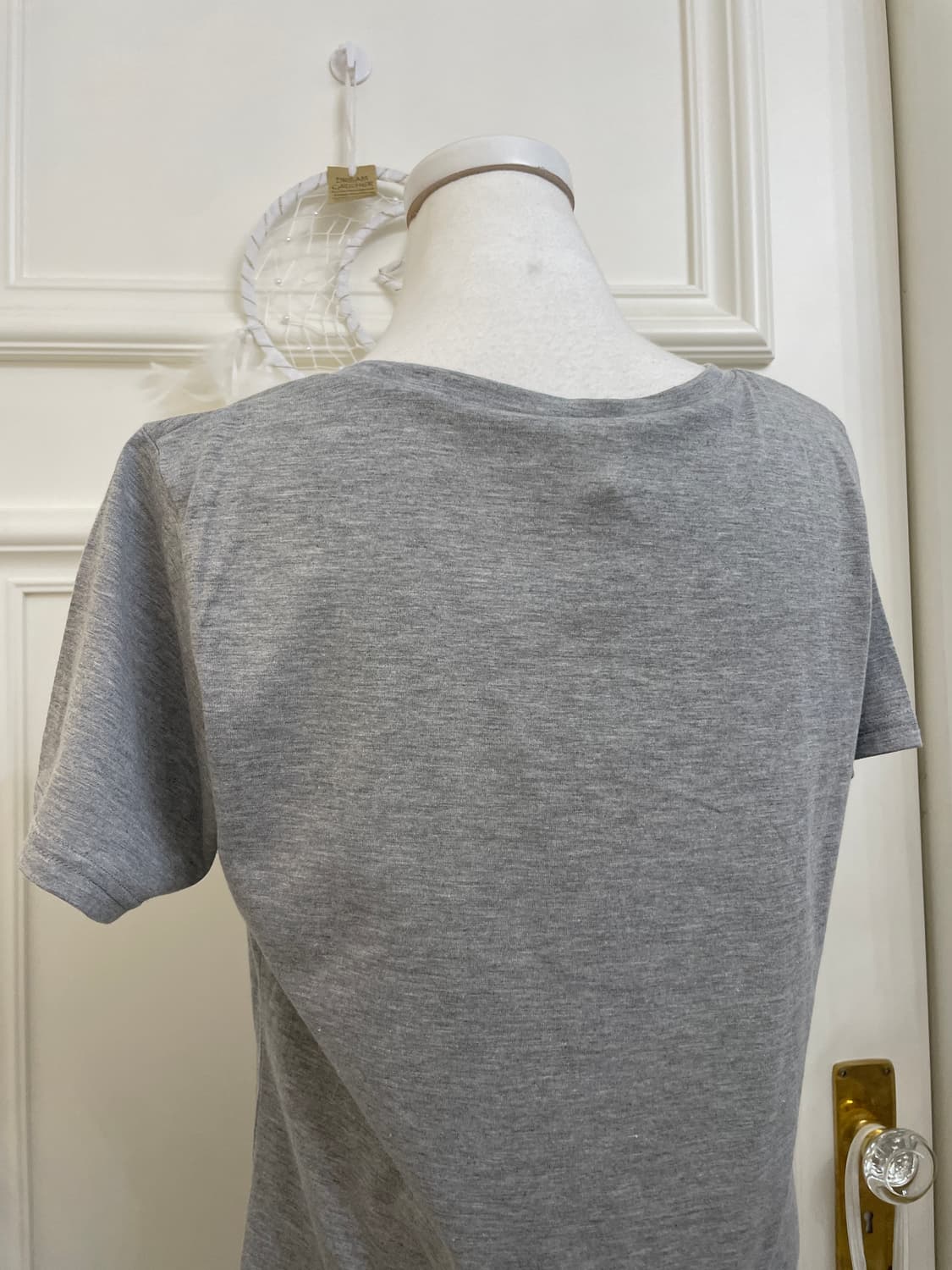 charcoal stone mickey point loose top 상품이미지4