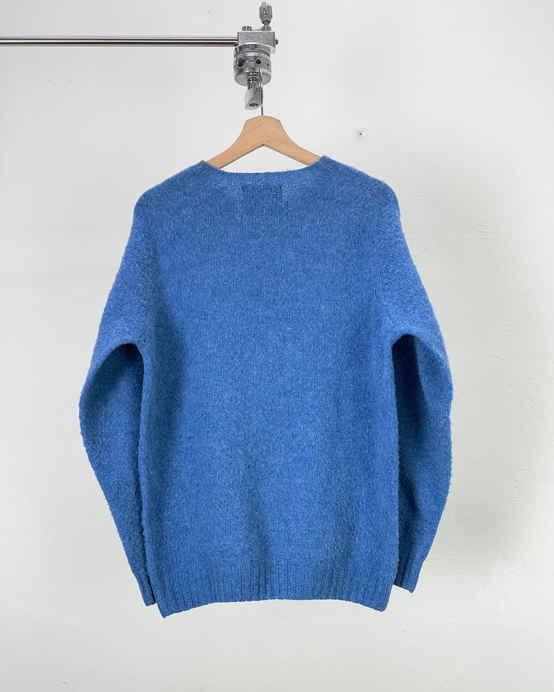 할리 오브 스코틀랜드 마린 블루 셰기독 브러쉬드 니트 스웨터 상품이미지6