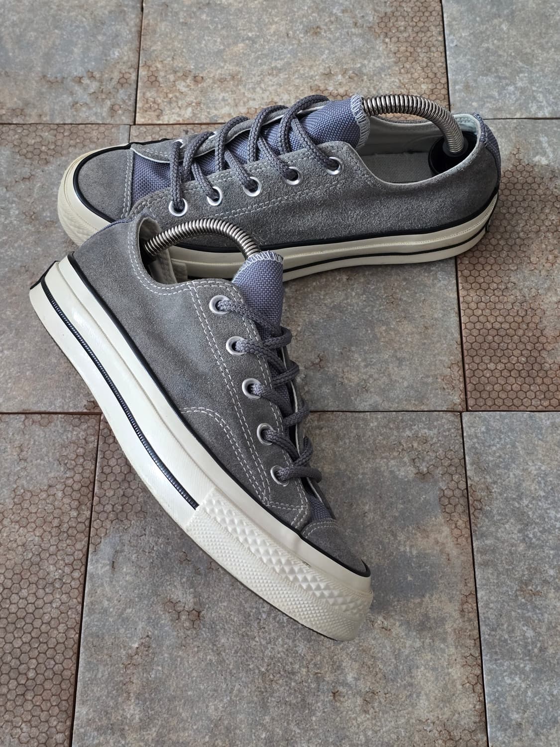 (230)컨버스 척 70 빈티지 스웨이드 차콜 상품이미지7