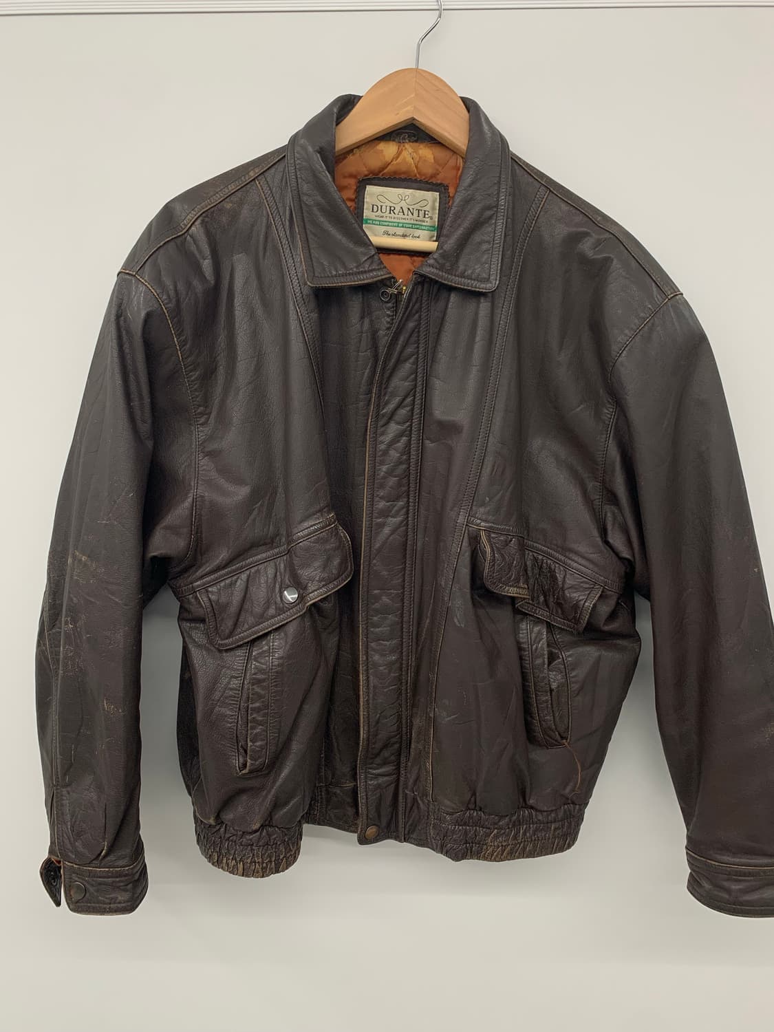 Durante 카우 하이드 레더자켓 상품이미지6