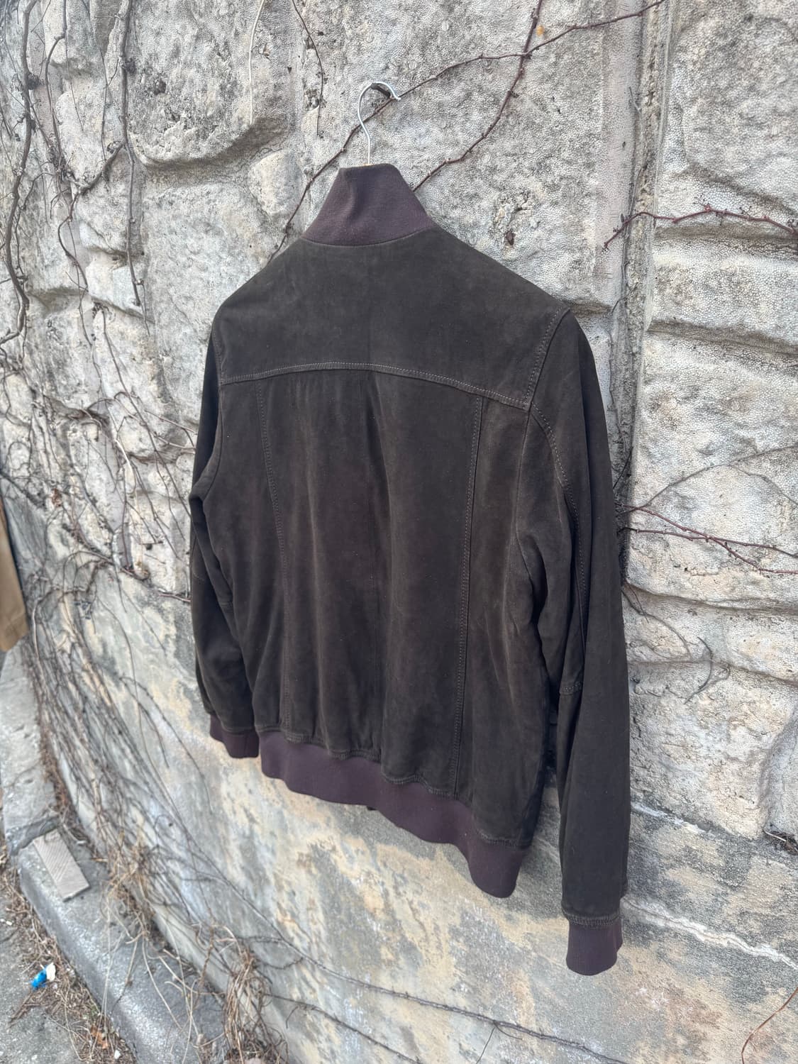 빈티지 국내생산 미군 a-1 양가죽 스웨이드 가죽 자켓 상품이미지4