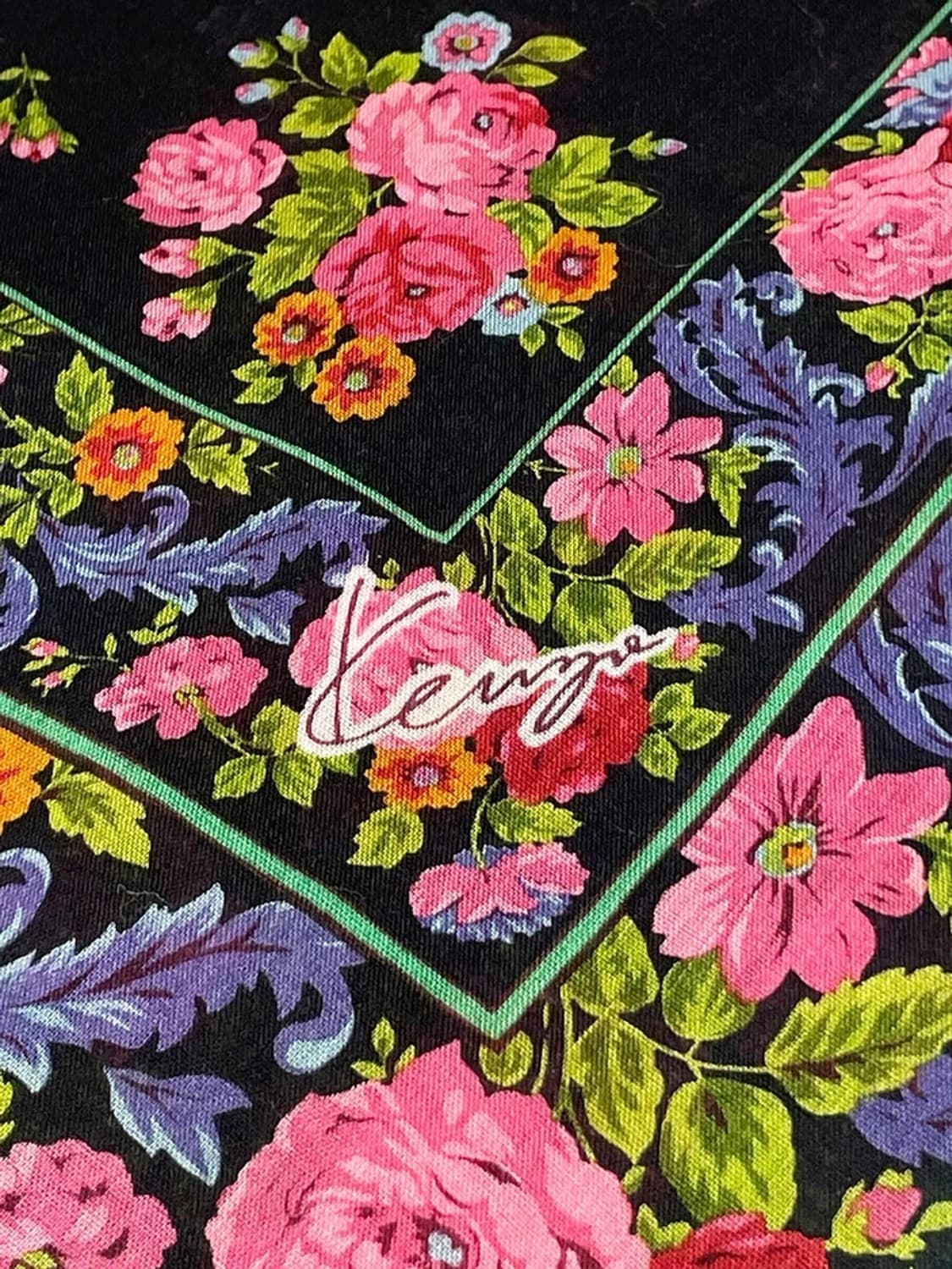 겐조 00's 재팬 플로럴 쁘띠 손수건 A1472 상품이미지4