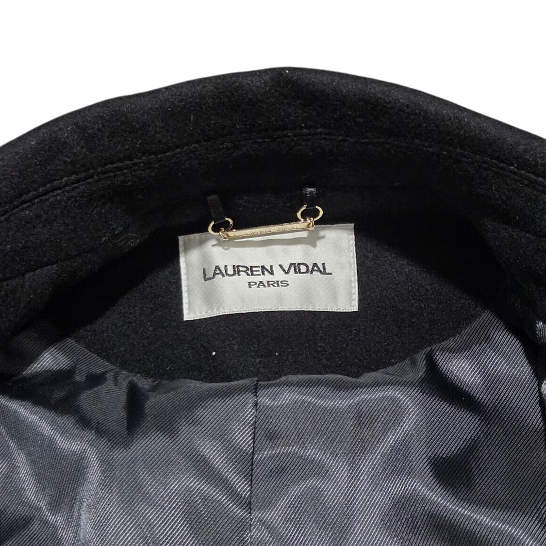 LAUREN VIDAL 로렌 비달 여성용 올 캐시미어 싱글 롱코트 상품이미지2