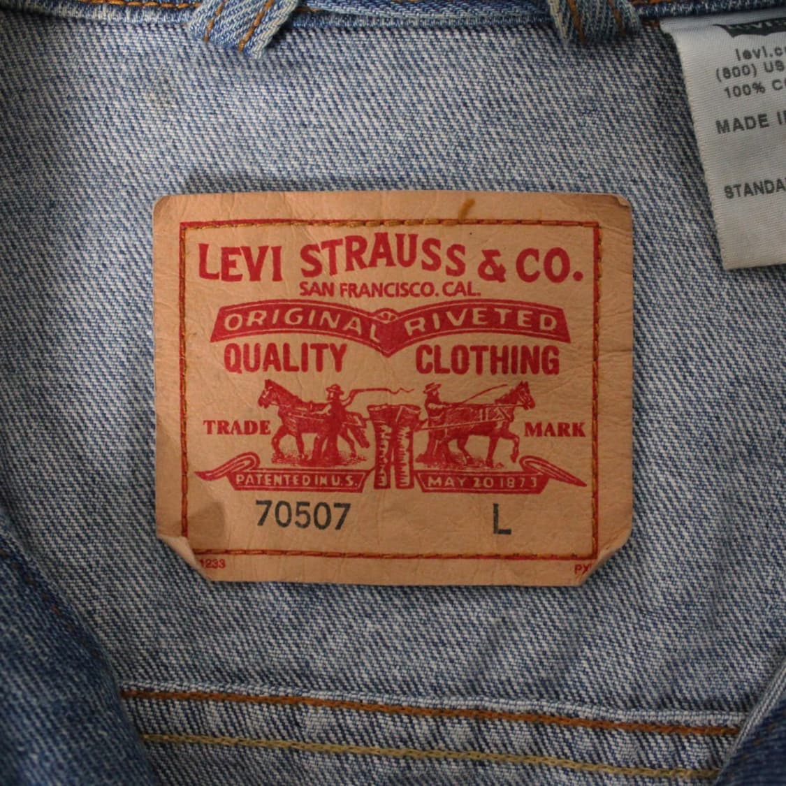 Levi’s 리바이스 스탠다 데님 트러커 자켓 L021 상품이미지5