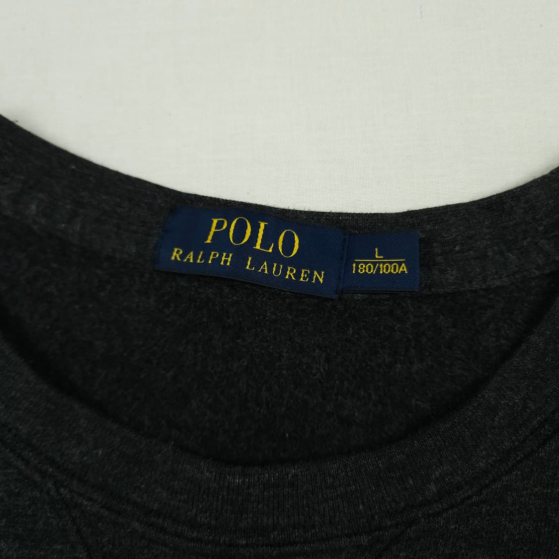XL(105) 폴로 랄프로렌 기모 맨투맨 스웻셔츠 차콜 상품이미지4