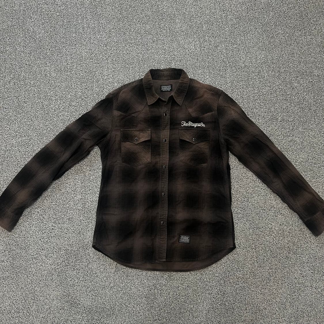 Stooge&Co Western Check Shirt. 상품이미지1