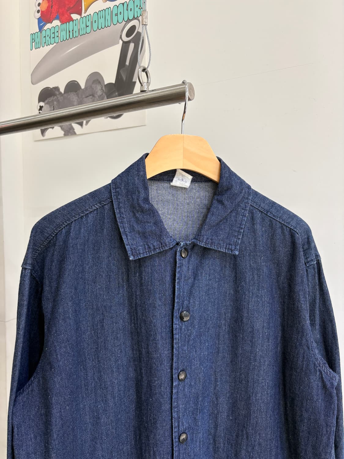 GYM MASTER 데님셔츠 상품이미지2