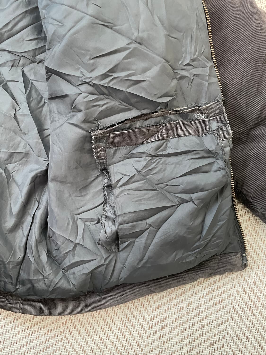 에디바우어 코듀로이 구스다운 패딩 J03883 상품이미지4