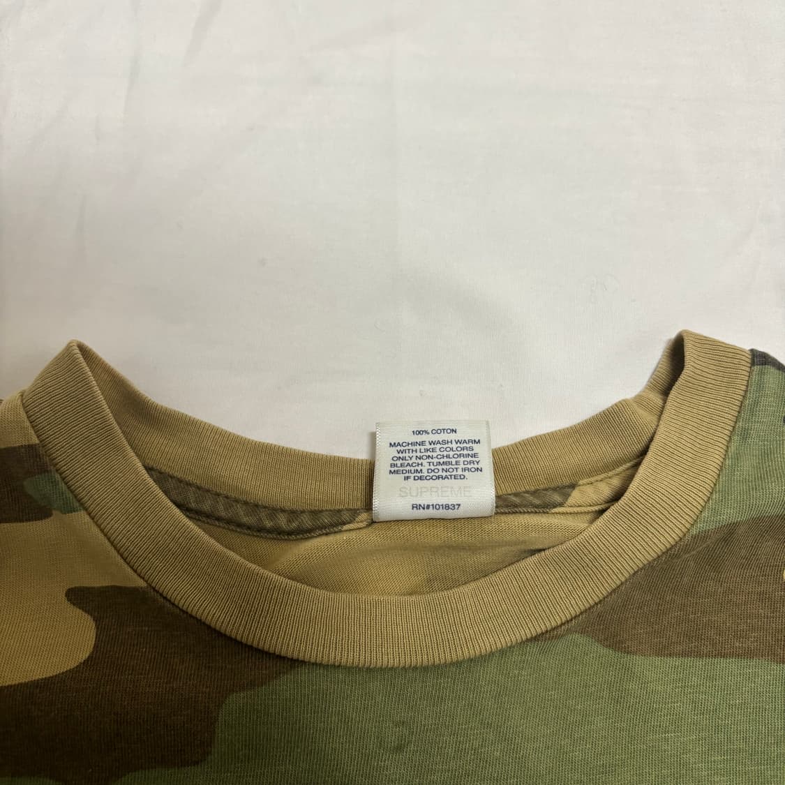 슈프림 카모플라쥬 티셔츠 L사이즈 상품이미지5