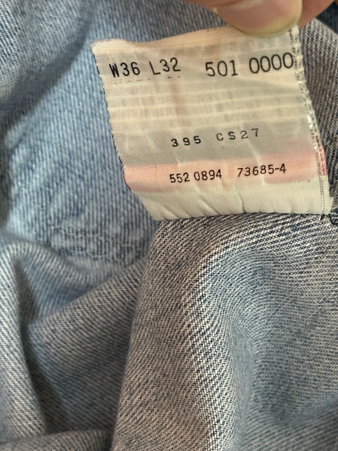 90s 리바이스 501xx 36x32 상품이미지4