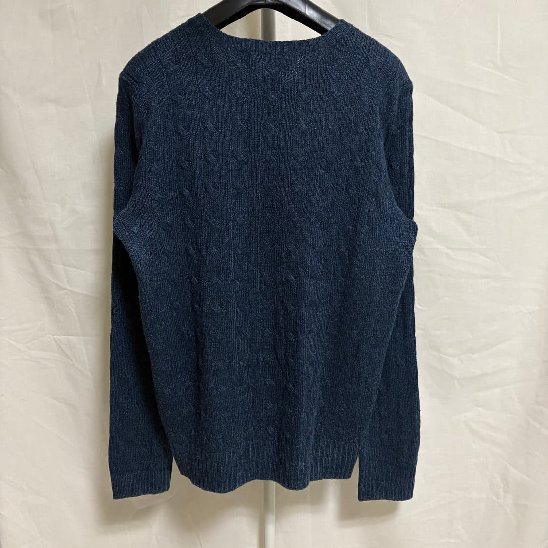 폴로 랄프로렌 실크 케이블 니트 / 네이비, M 상품이미지7