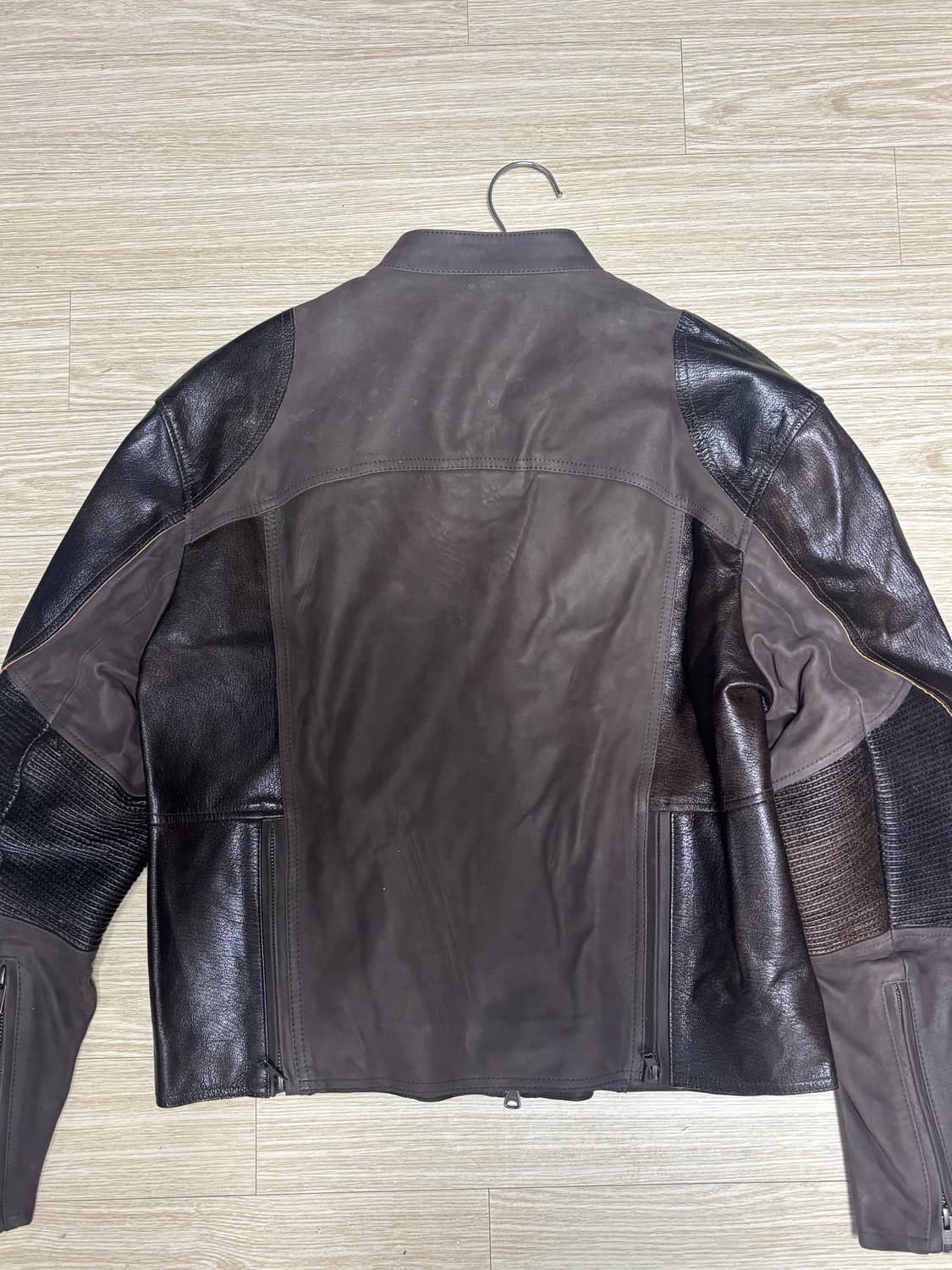 쿠어 믹스드 엠브로이더 바이커 점퍼 상품이미지4