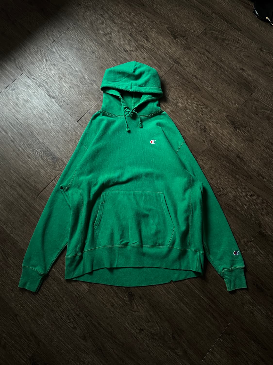 Champion Reverse Weave 정글 그린 오버 후드 상품이미지7