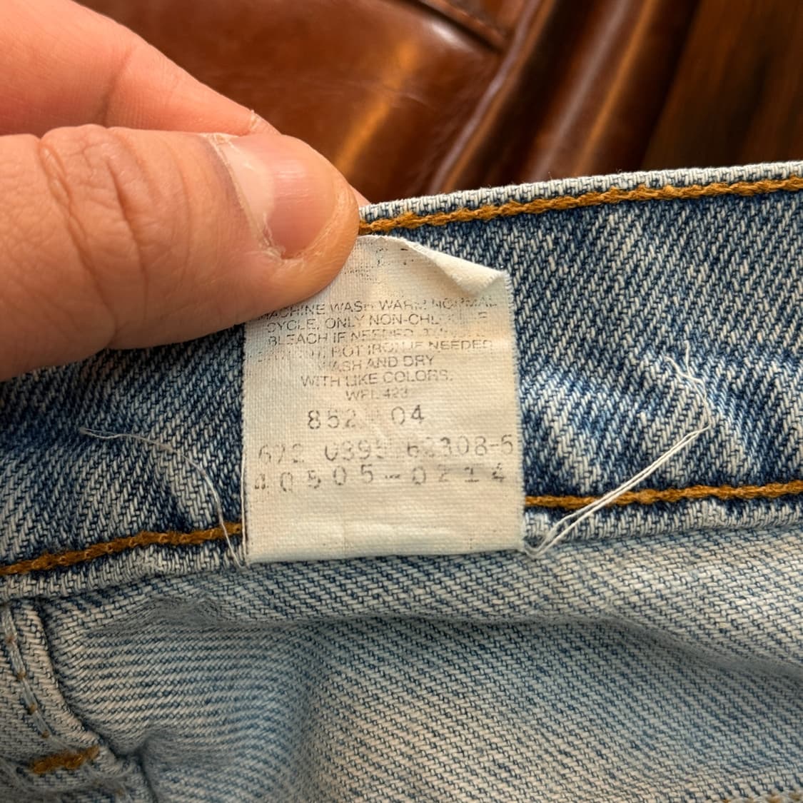 90S 리바이스 오렌지탭 MADE IN USA 505 36 37 상품이미지9