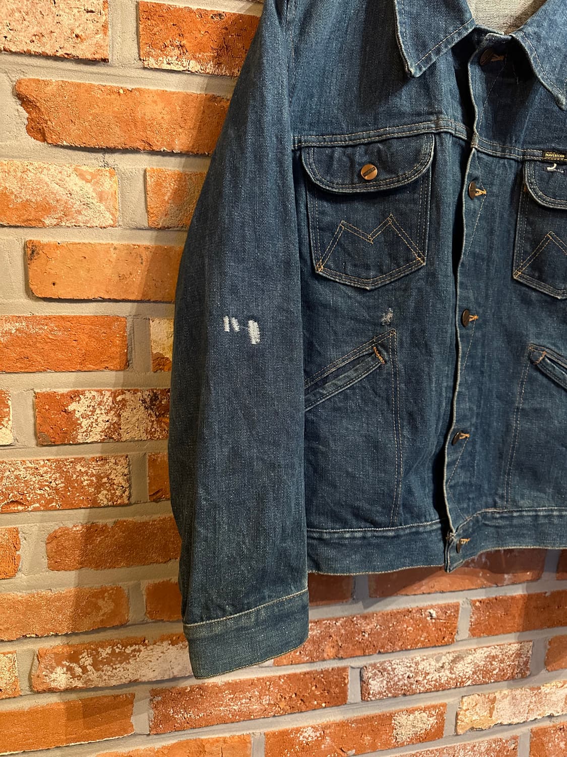 70s USA 빈티지 랭글러 매버릭 데님 자켓 124MJ 126MJ 상품이미지4