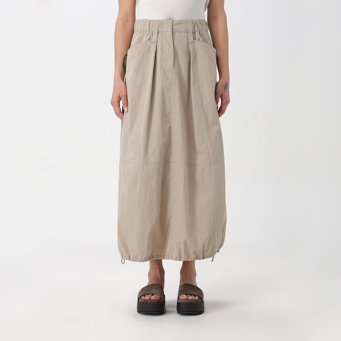 브루넬로쿠치넬리 드로우스트링 스커트 상품이미지1