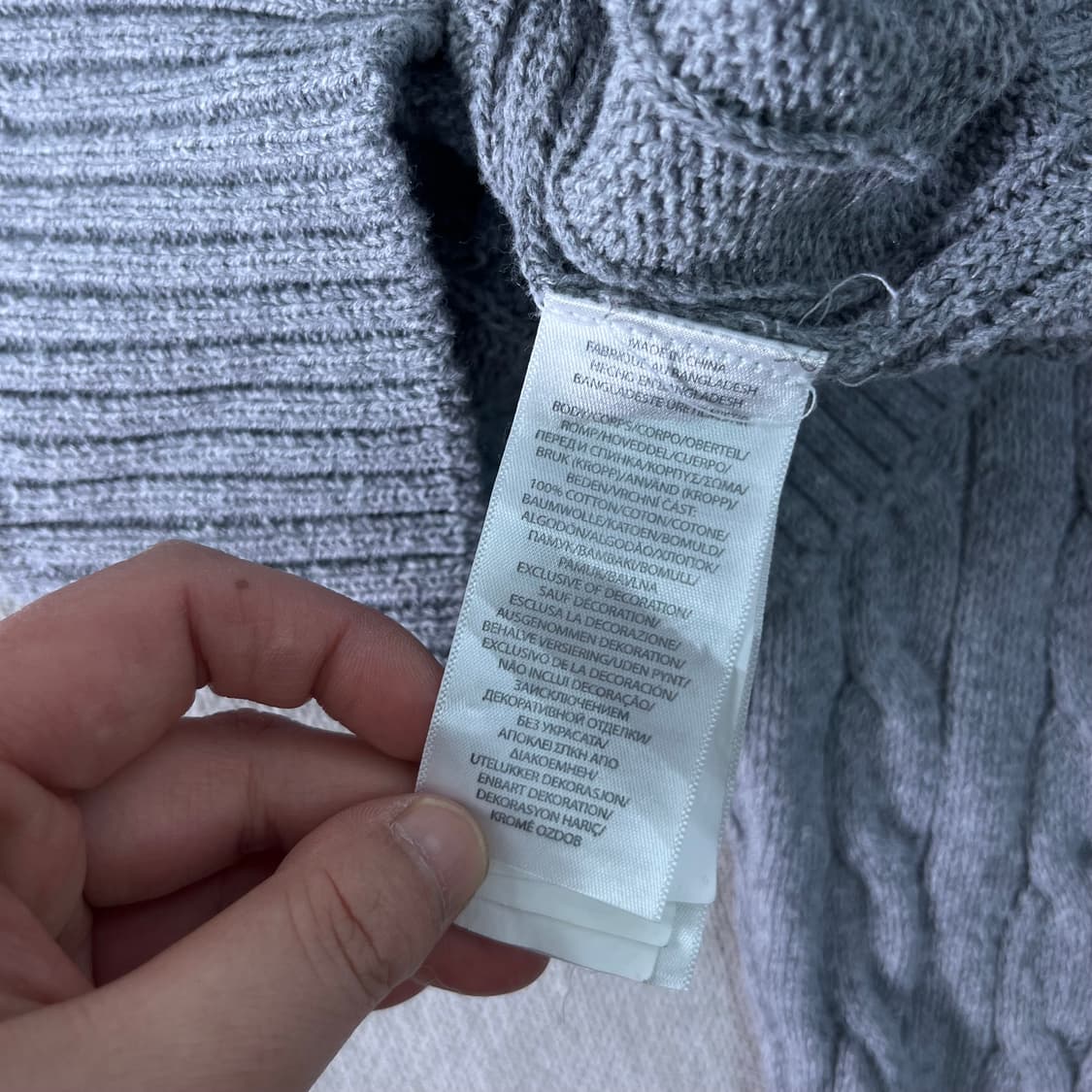 95 폴로랄프로렌 신형라벨 꽈배기 니트 상품이미지5