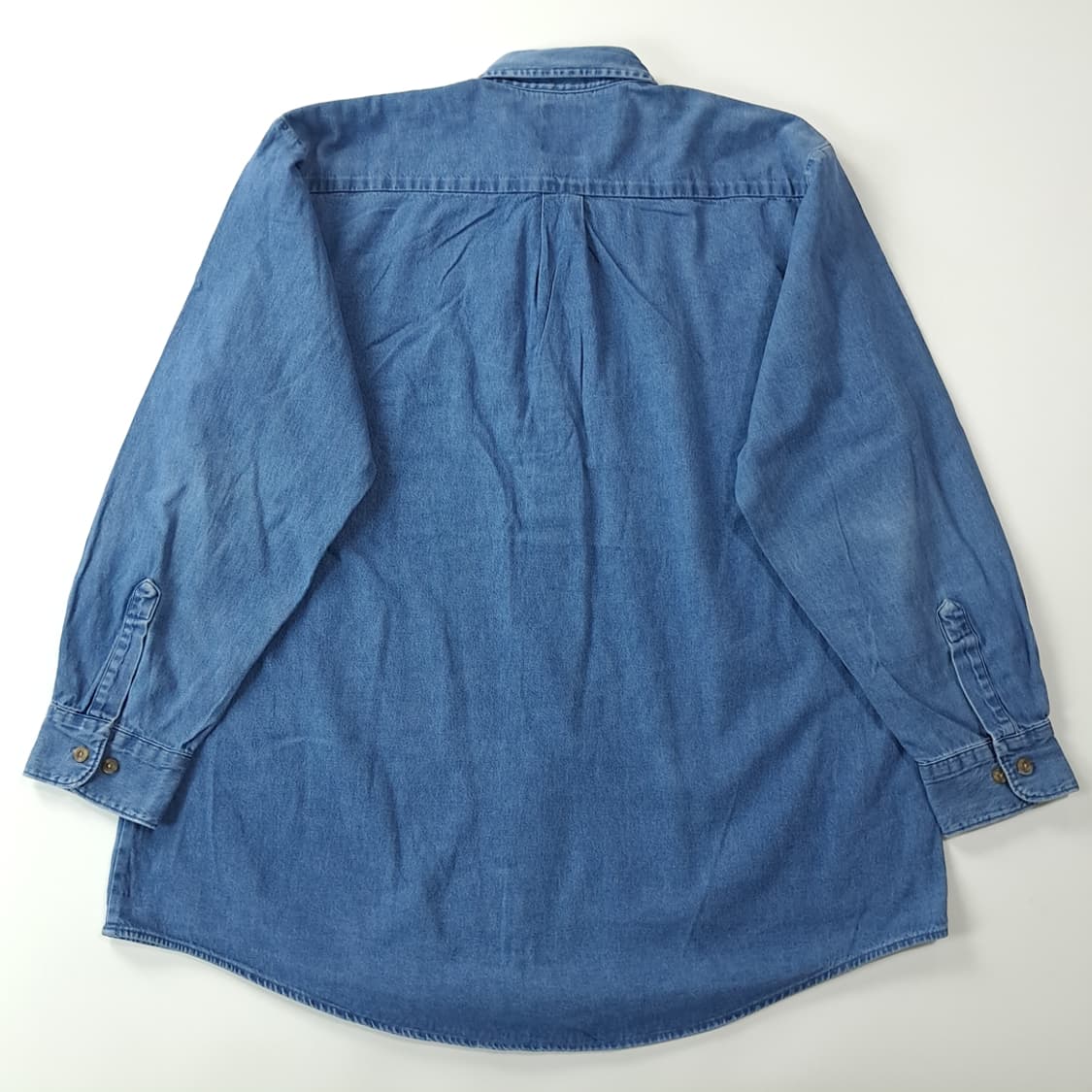 CK377 XL 디키즈 90s 버튼다운 중청 데님 셔츠 남방 상품이미지7