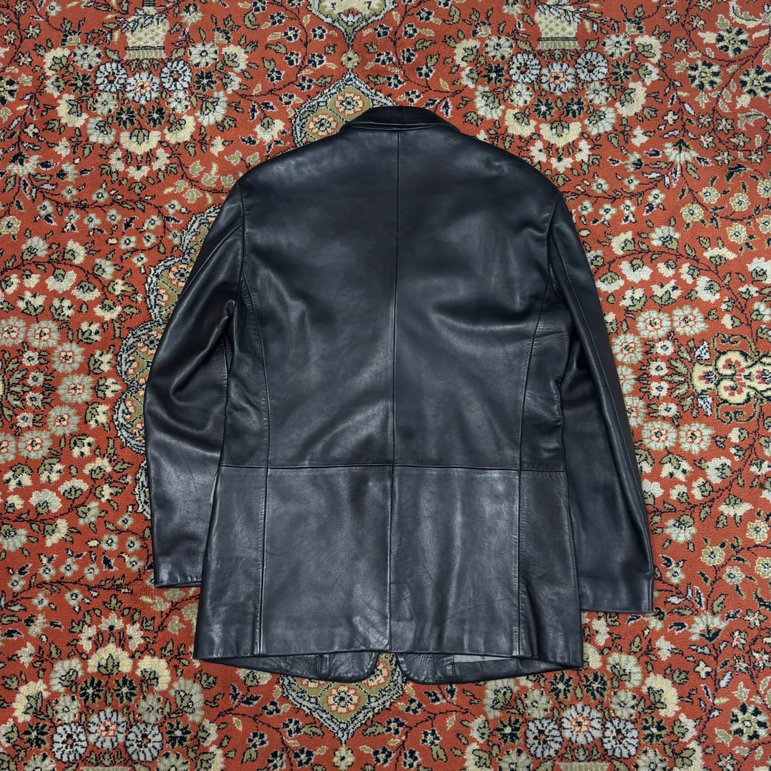 [착용샷] Sieg 리얼레더 가죽 블레이저 95 상품이미지3