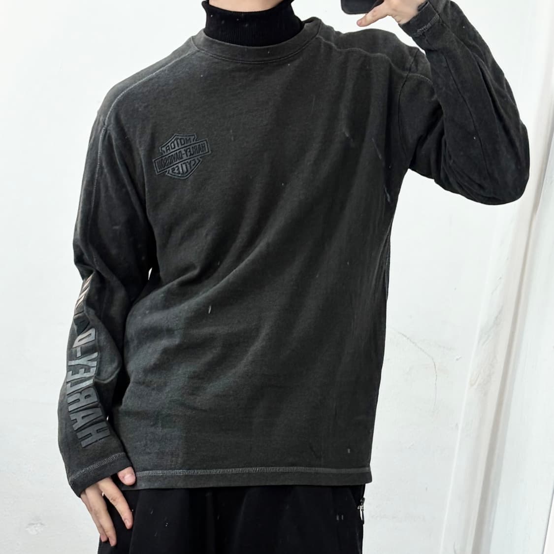 할리데이비슨 빅로고 롱슬리브 상품이미지2