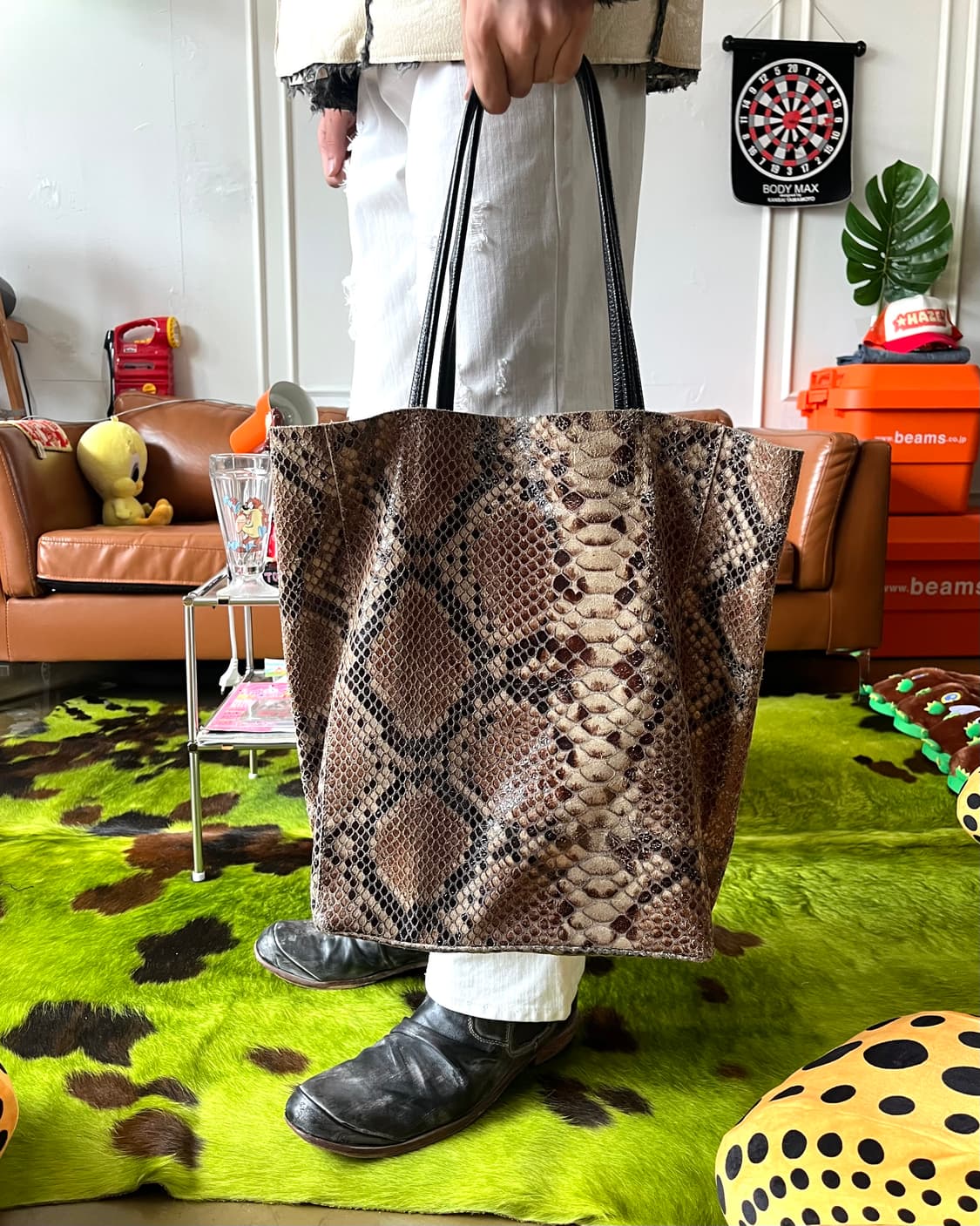 AULENTTI FIRENZE Italian Python Bag  상품이미지2