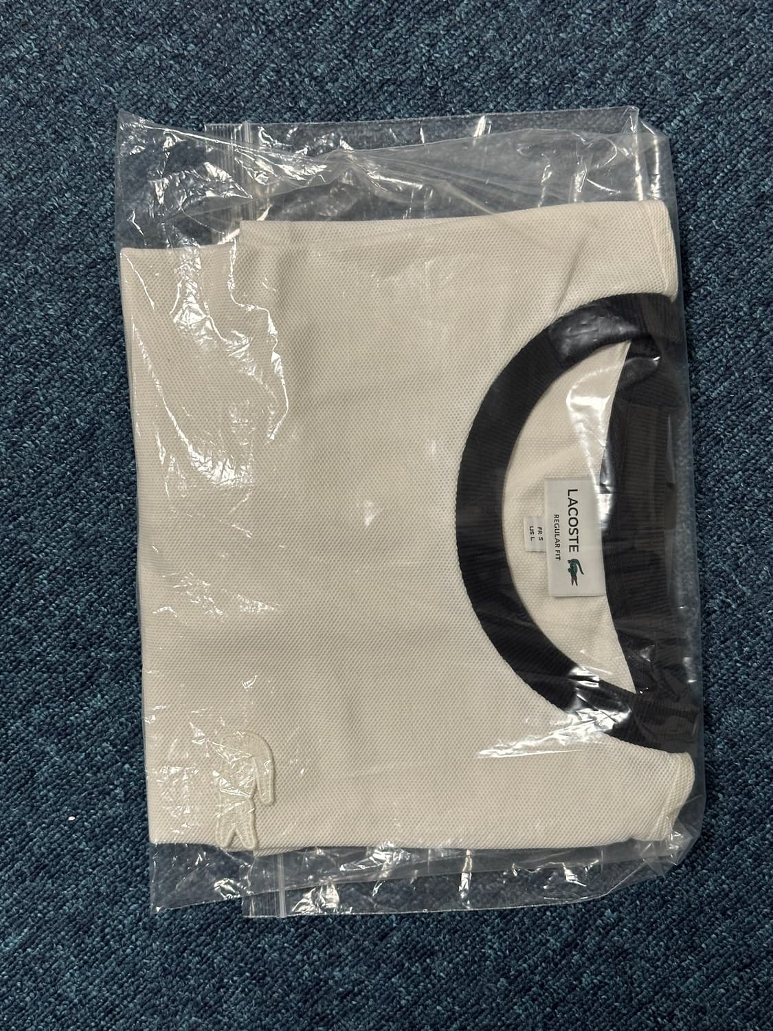 [택포] 라코스테 배색 크루넥 텍스처 코튼 반팔티 105 상품이미지9