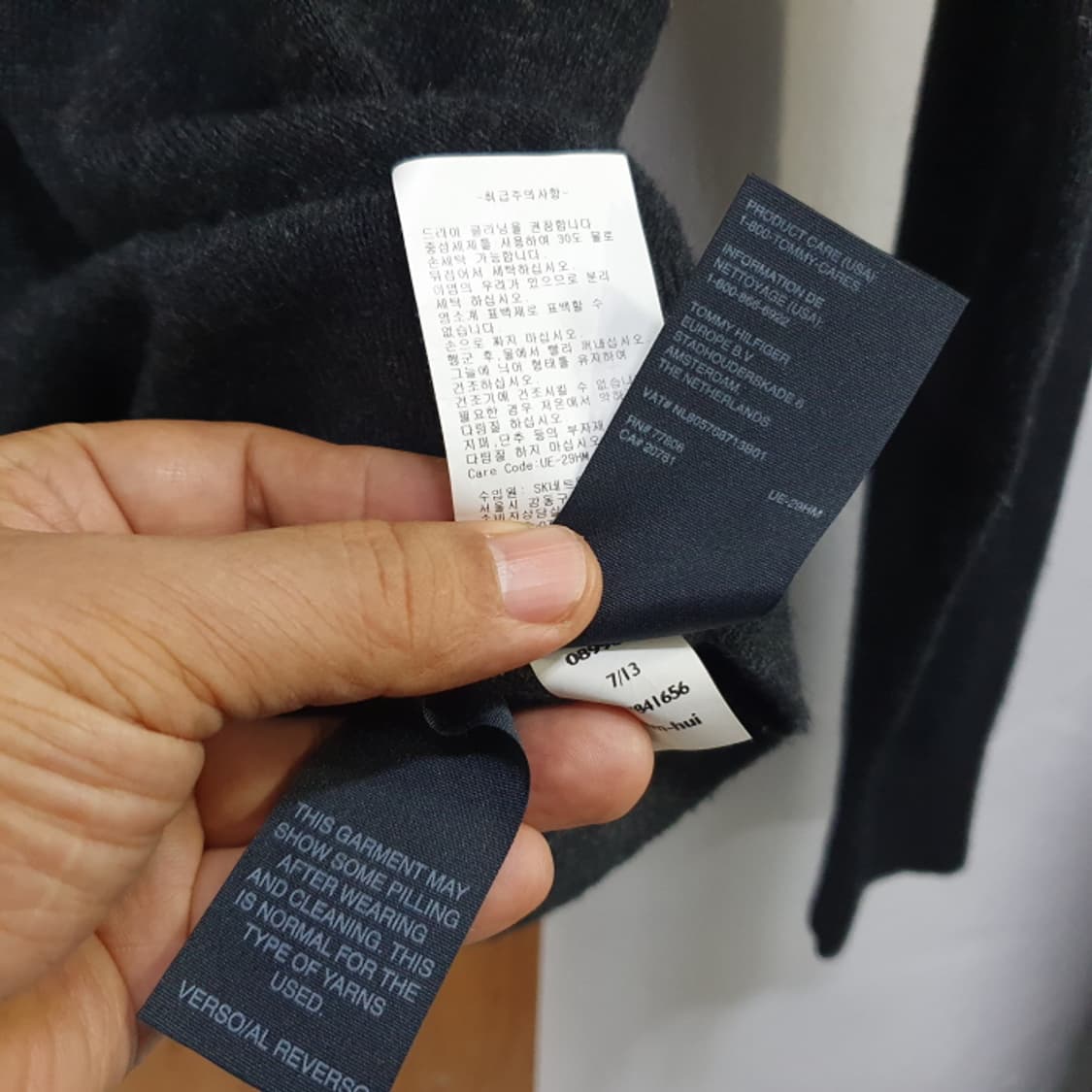 타미힐피거 울 캐시미어 혼방 니트(100) 상품이미지6