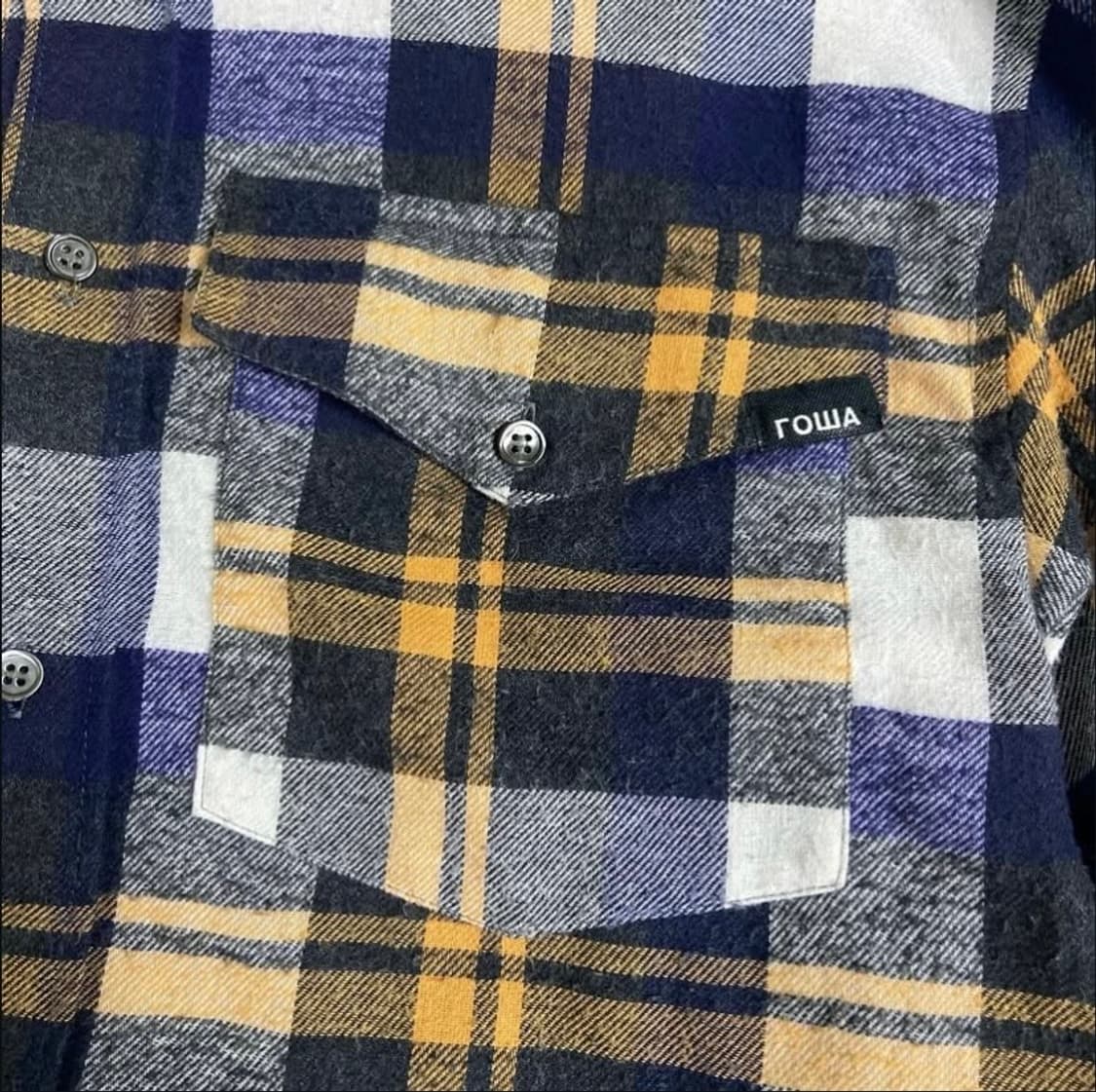 [M] 17AW 고샤루브친스키 플란넬 셔츠 상품이미지4
