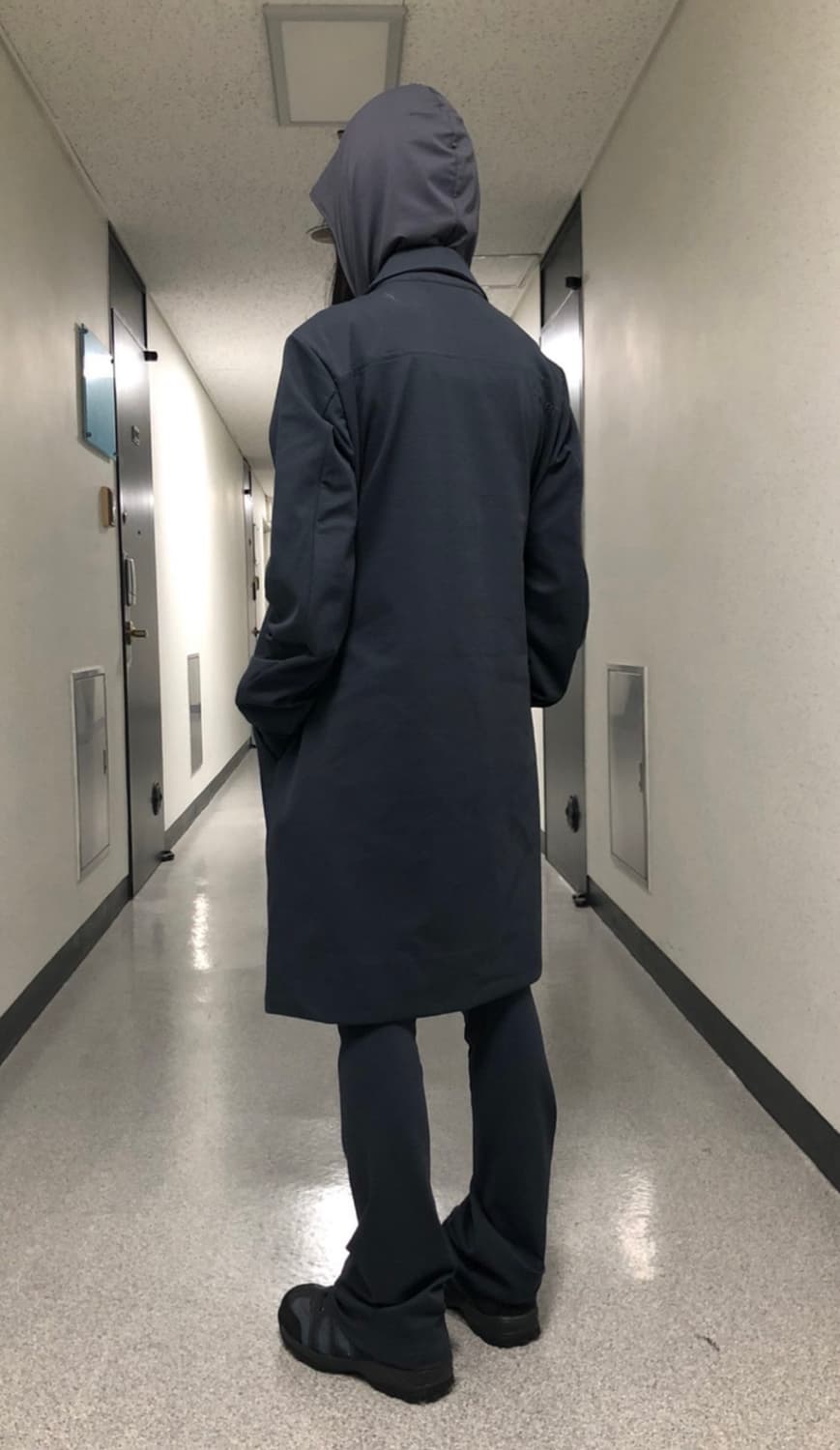 지초이 컴포트 코트 그래파이트 2 사이즈 상품이미지3