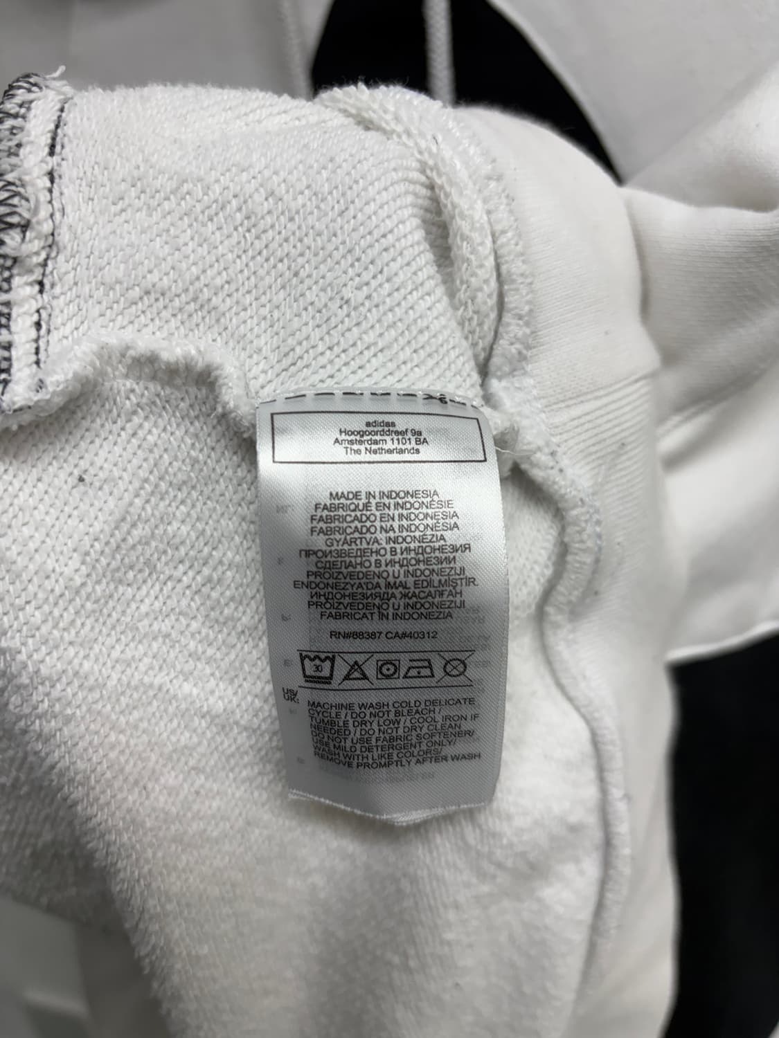 아디다스 빅로고 후드티 2XL  상품이미지5