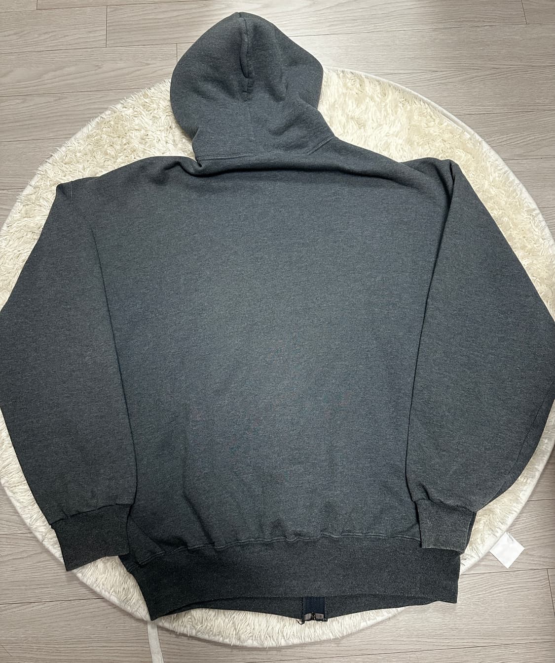 00s 러셀 후드집업 다크 그레이 메이드인 멕시코 상품이미지2