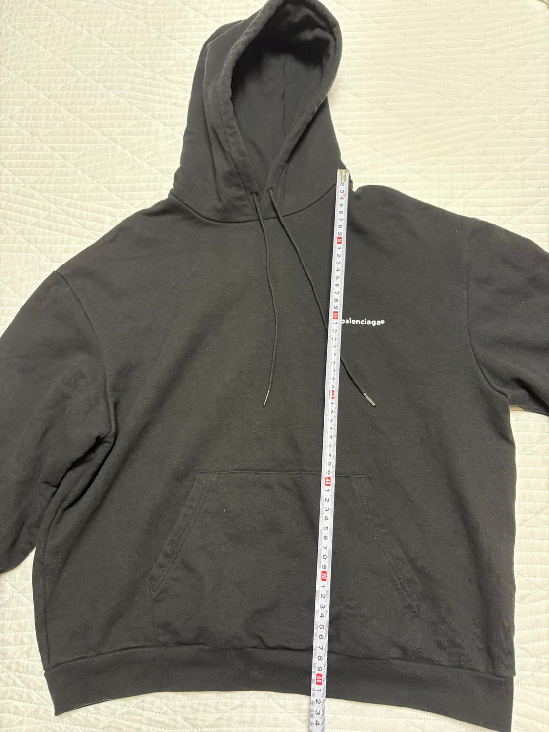 발렌시아가 블랙 후드티 상품이미지8