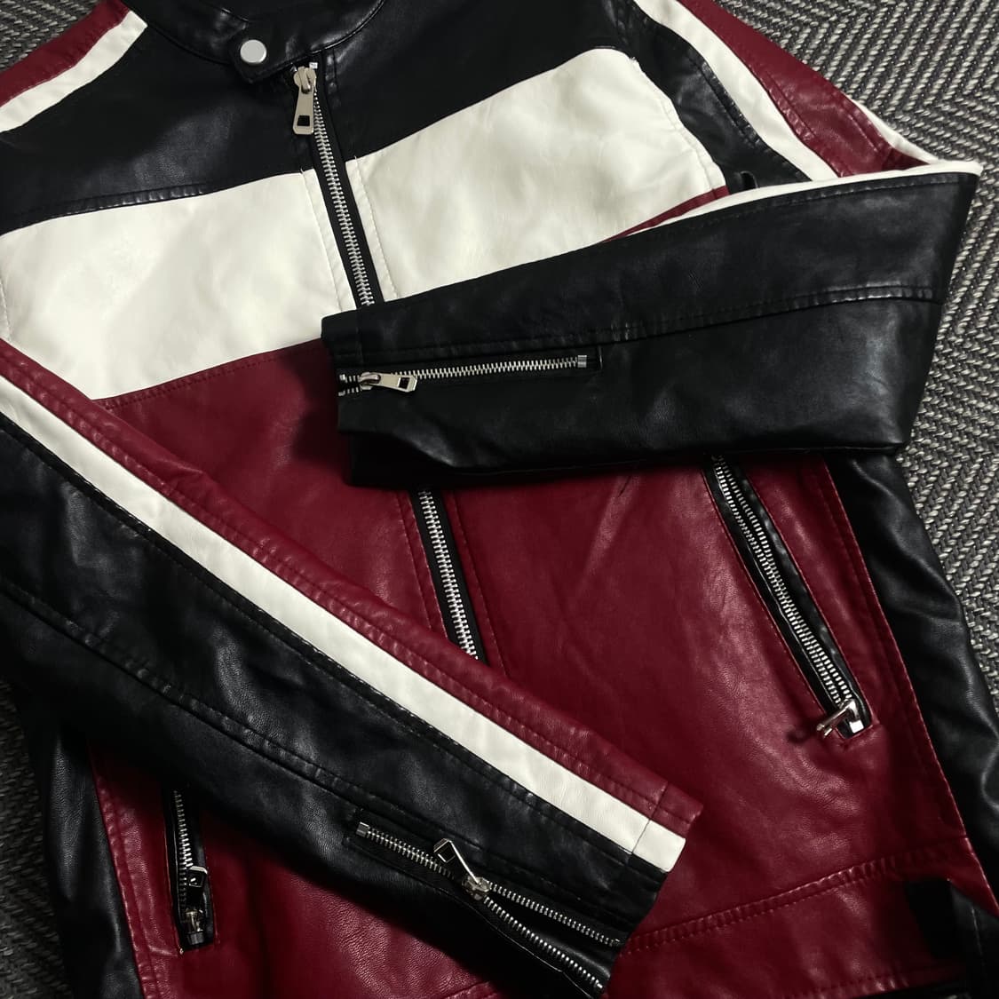KATIE SETH 카페레이서 비건레더 바이크 자켓 y 3288 상품이미지6