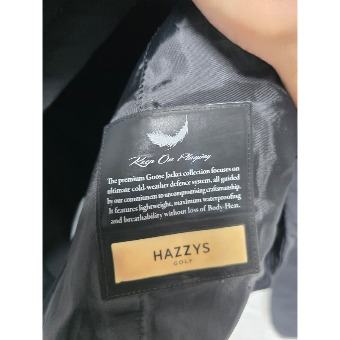 택포// 헤지스 골프 구스다운 패딩 M 상품이미지2