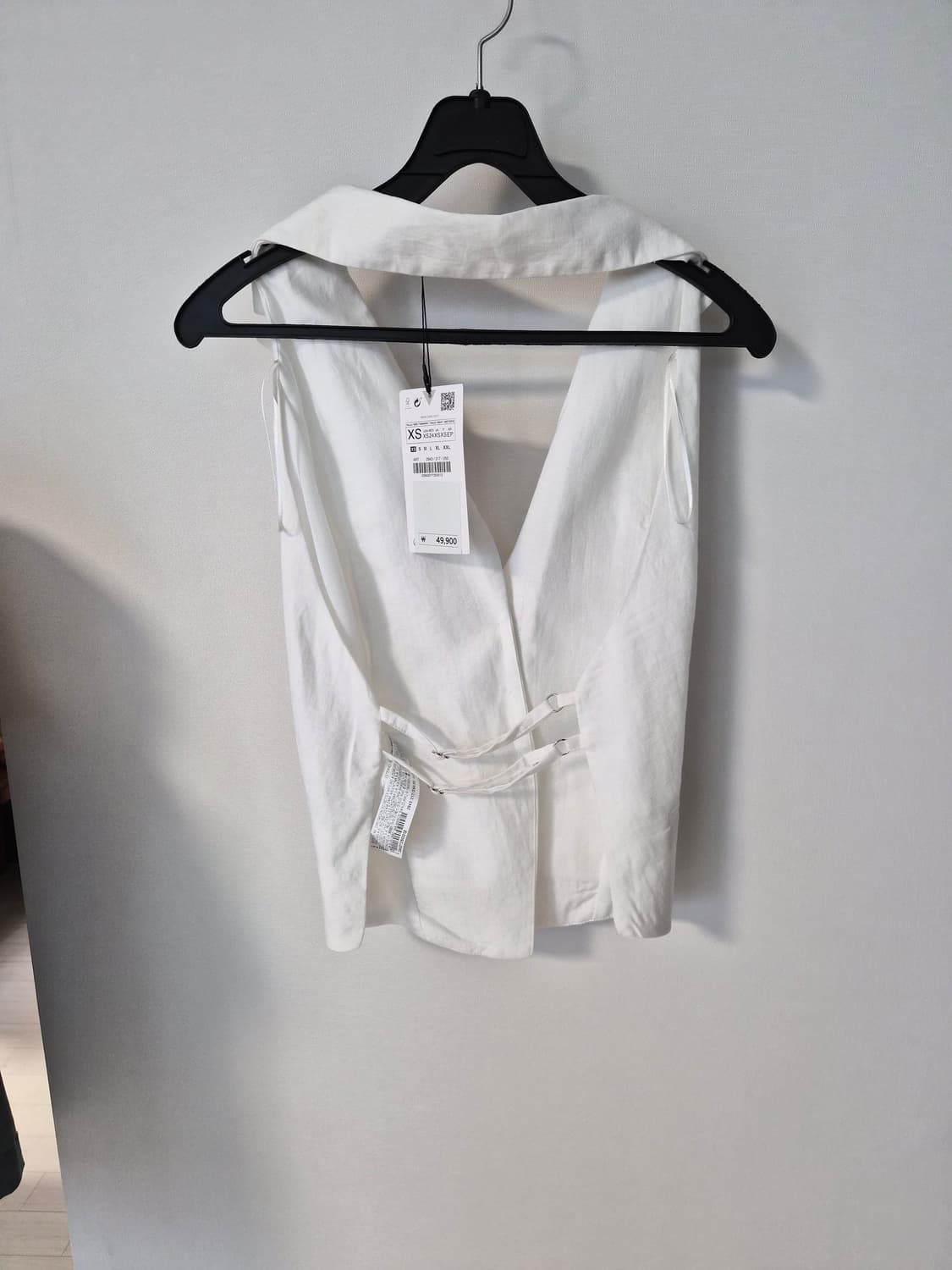 [새상품/택포함] 자라(ZARA) 린넨 홀터넥 베스트/조끼 (XS) 상품이미지3