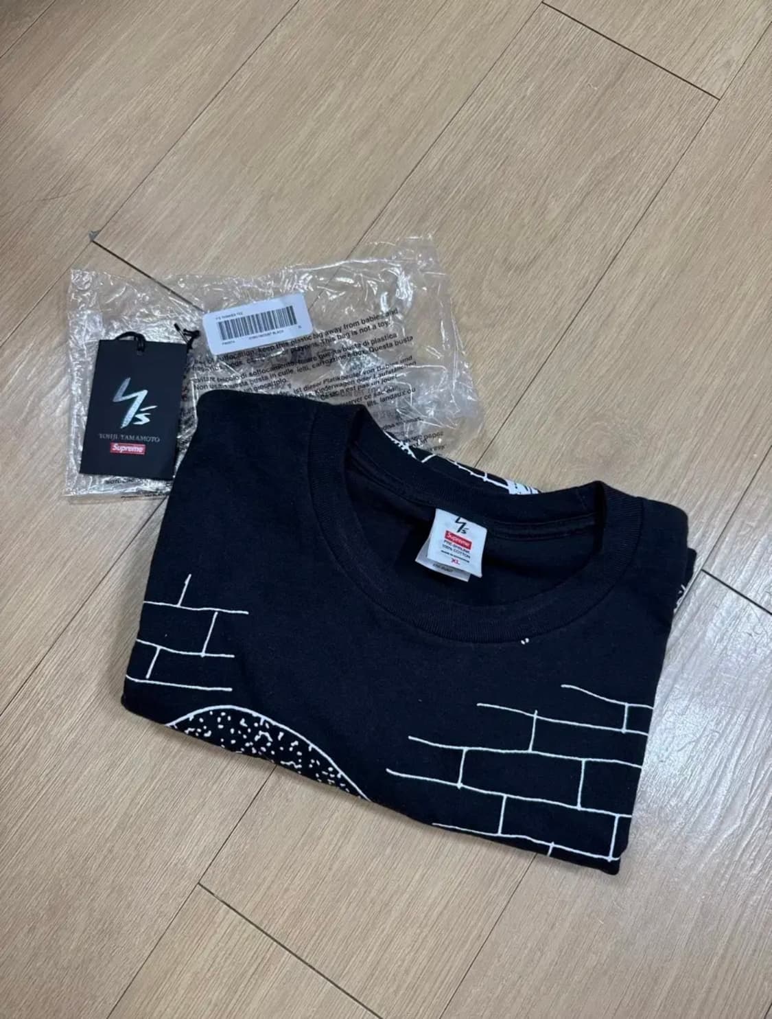 [XL] 슈프림 x 요지 야마모토 25fw 씽커 티셔츠 블랙 상품이미지6