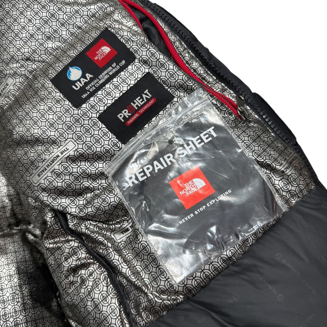 노스페이스 대장급 고사인탄 900필 패딩 파카 블랙 L 100 상품이미지4