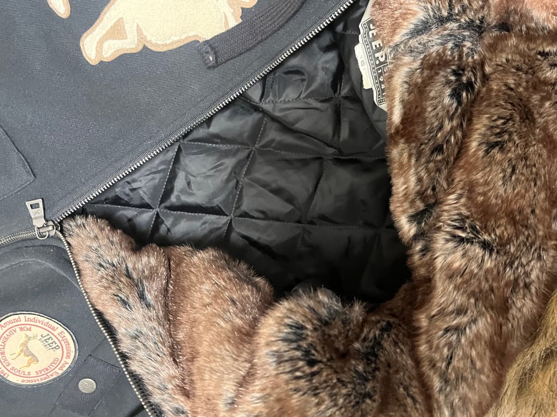 빈티지 jeep 겨울 집업 상품이미지2