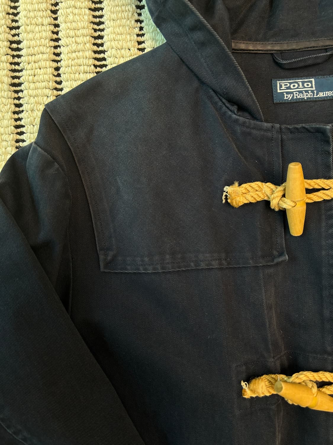 폴로(polo) 네이비 코튼 더플코트 상품이미지3